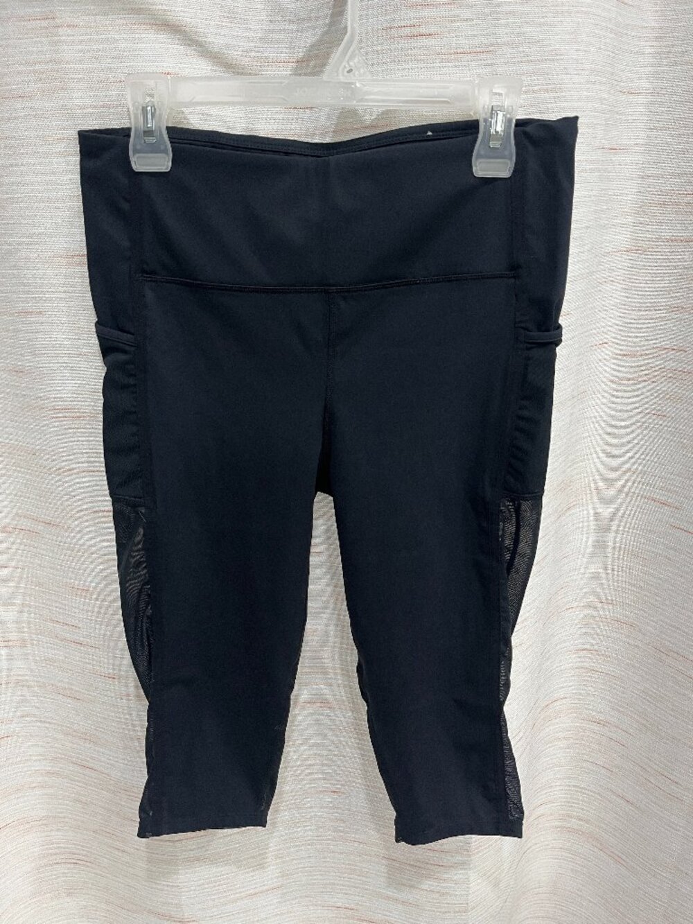 XL Women's Black Capris Leggings Marika (058)